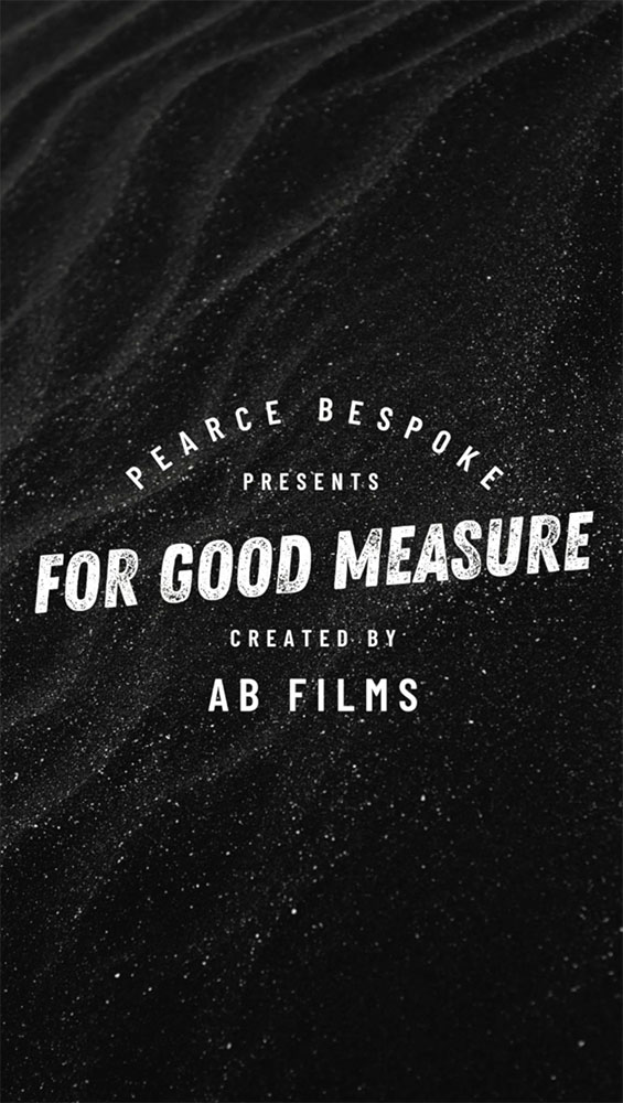 An image of Pearce Bespoke's For Good Measure thumbnail and logo - a charity created to give back to our community.