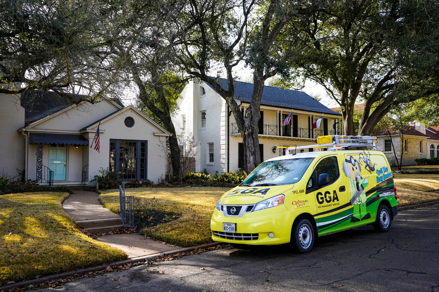 GGA Pest Management's vehicle - experience professional ant exterminator services in Hillsboro, TX today.